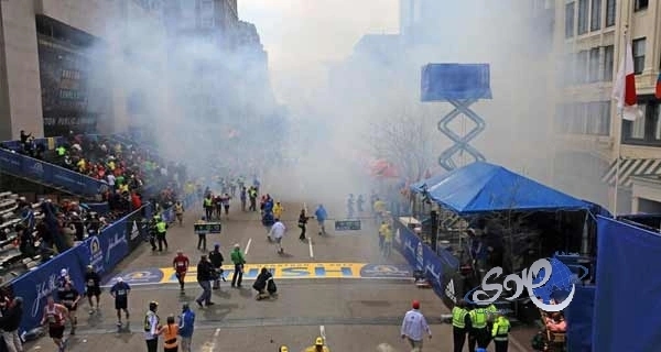 بالفيديو : انفجار يوقع ضحايا في انفجار يستهدف أقدم ماراثون في العالم
