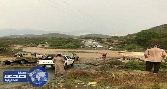 اغلاق الطريق الرابط بين هروب والحقو لخطورته على المارة