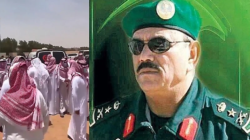 فيديو.. لحظة تشييع جثمان عبيد العنزي الحارس الشخصي للملك عبدالله