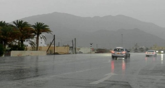 أمطار غزيرة على منطقة جازان