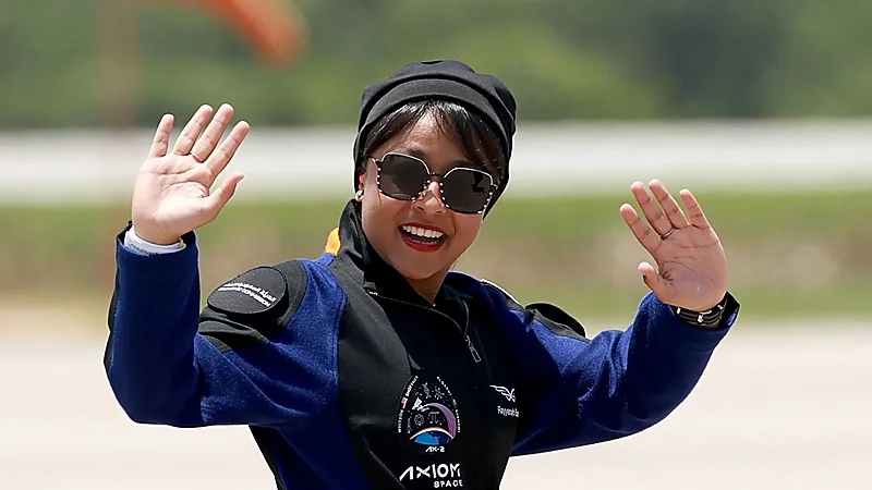 شاهد .. ريانة ترسل بصوتها تحية ورسالة من محطة الفضاء