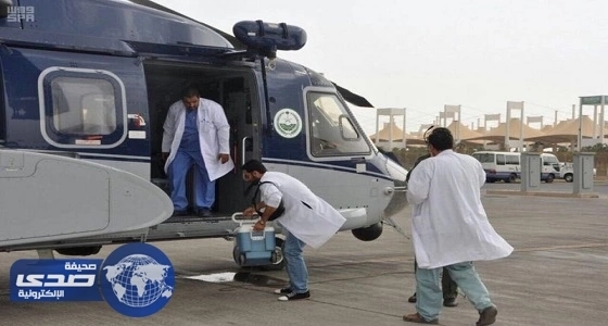 بالصور.. نقل طاقم طبي بين " جدة- مكة " بطيران الأمن