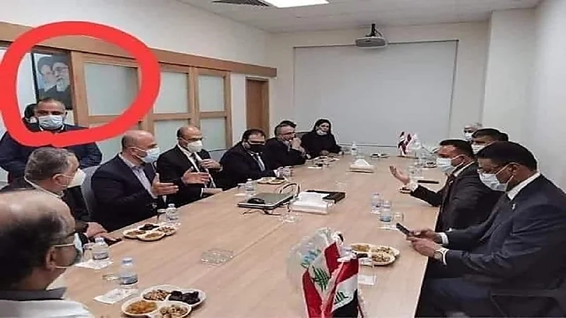 صورة لاجتماع بين مسؤولين عراقيين ولبنانيين تثير الجدل