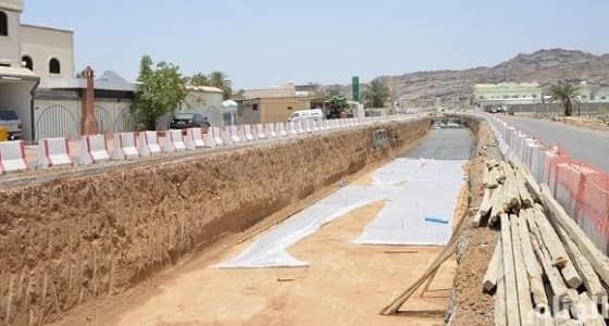 أمانة المدينة تنهي عددًا من المشروعات الخاصة بدرء أخطار السيول