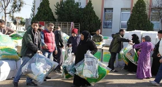 الحملة السعودية تواصل تقديم المساعدات الإغاثية للنازحين في الشمال السوري