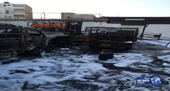 الدفاع المدني يخمد حريق بنخيل مهملة في وادي الدواسر