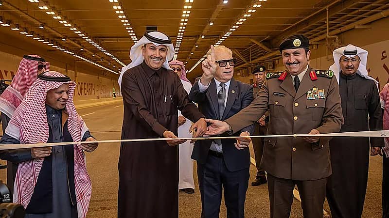 ‫شركة الدرعية‬⁩ تفتتح نفق الدرعية الجديد .. صور