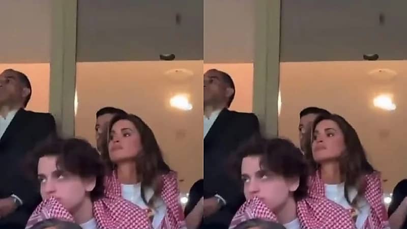 ردة فعل الملكة رانيا على أحداث المباراة .. فيديو