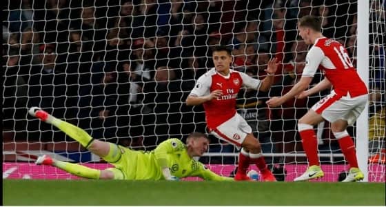 أرسنال يفوز على ساوثمبتون الدوري الإنجليزي