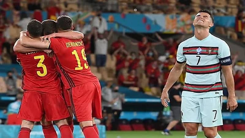 البرتغال تودع يورو 2020 بعد الخسارة أمام بلجيكا