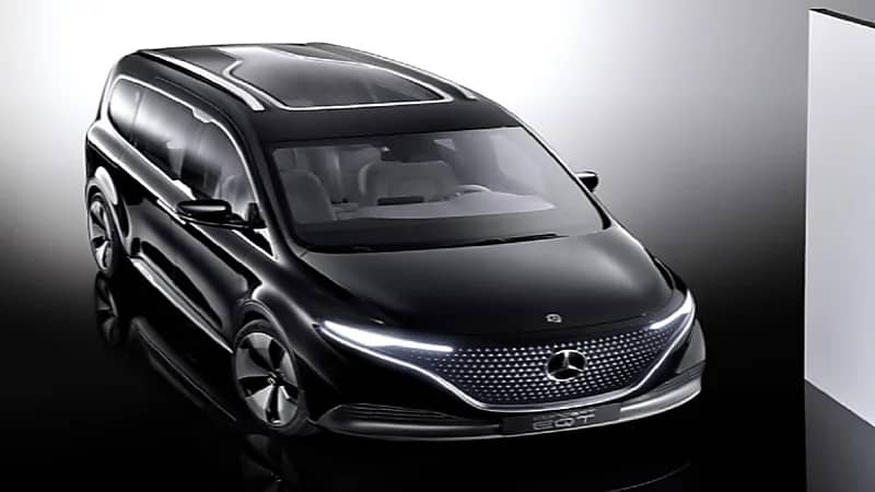 مرسيدس تكشف عن ميني فان اختبارية جديدة