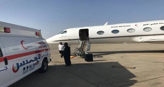 نقل أحد مصابي حادثة " دراجي جازان " لمستشفى الحرس الوطني بجدة