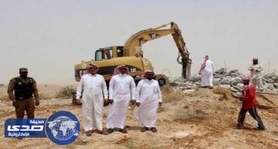 بالصور.. بلدية الدلم تستعيد 3 ملايين متر أرض حكومية بماوان