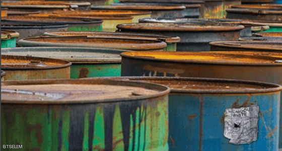 إسرائيل تعالج النفايات المميتة في الأراضي الفلسطينية المحتلة