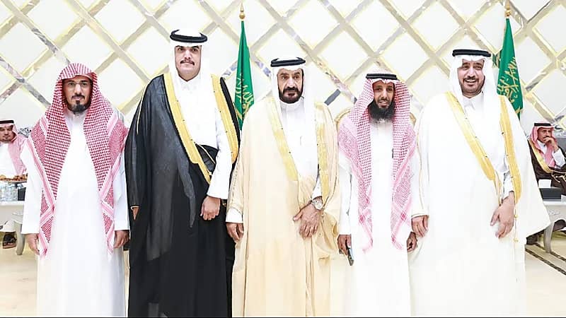 اللواء راشد العصيمي يحتفل بزواج نجله سعد.. صور