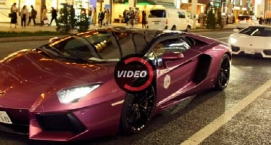 بالفيديو.. 80 نسخة لامبورجيني تهدر بقوة في شوارع طوكيو