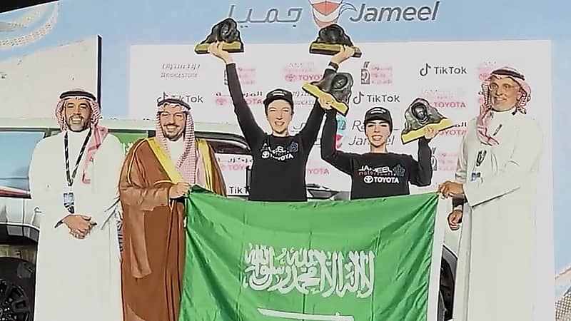 ريم العبود تتوّج بطلة لرالي جميل 2025 كأول سعودية تحقق اللقب .. فيديو