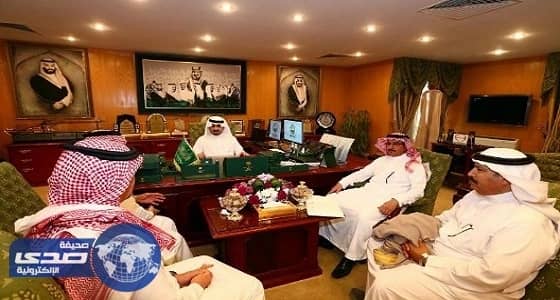 نائب أمير الجوف يناقش مع أمين المنطقة برنامج الاحتفال باليوم الوطني 87