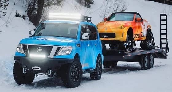 نيسان أرمادا تتحول لوحش على الثلوج