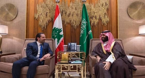 ولي العهد يستعرض مع الحريري الأوضاع الإقليمية