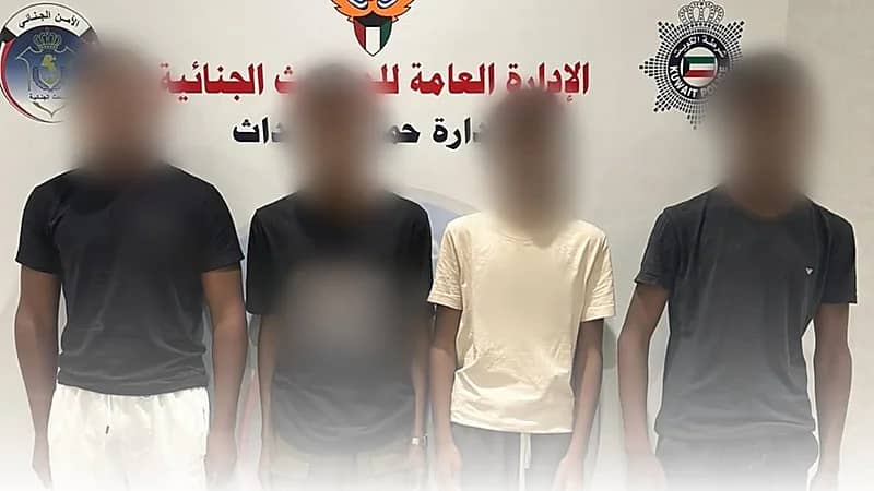 ضبط 4 أشخاص اعتدوا بالضرب على قاصر بالكويت