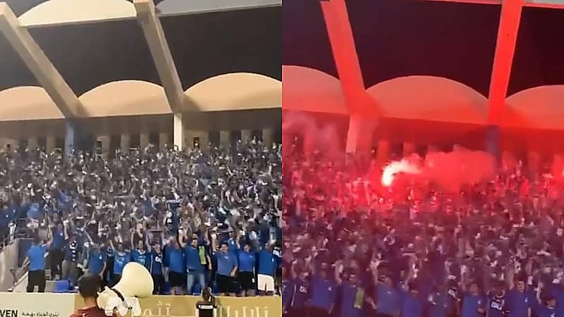 الجماهير الهلالية تردد بحماس أهزوجة الهلال الجديدة .. فيديو