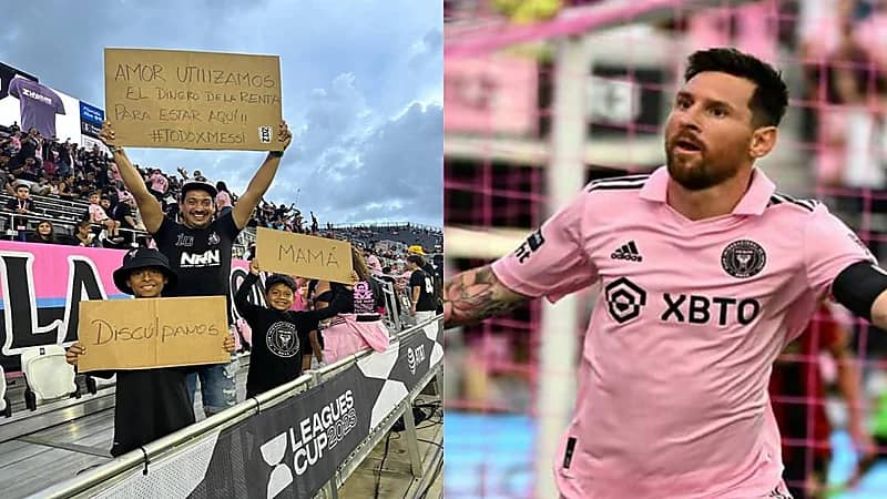 مشجع لزوجته: أنفقت مبلغ الإيجار لأرى ميسي