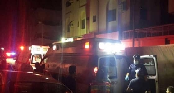 " 7 " حالات اختناق في حريق شقة سكنية بجدة