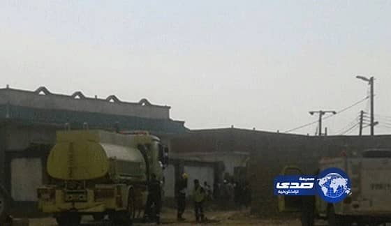 سائق يداهم حي في الشقيق بعد مطاردة مثيرة مع الشرطة