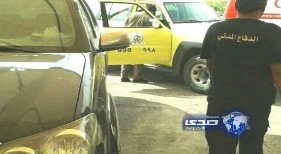 مدني المجاردة يخلّص موظفين علقوا نصف ساعة بمصعد كهربائي