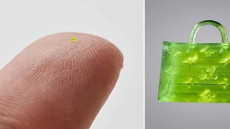 أصغر حقيبة في العالم تمر عبر ثقب الإبرة
