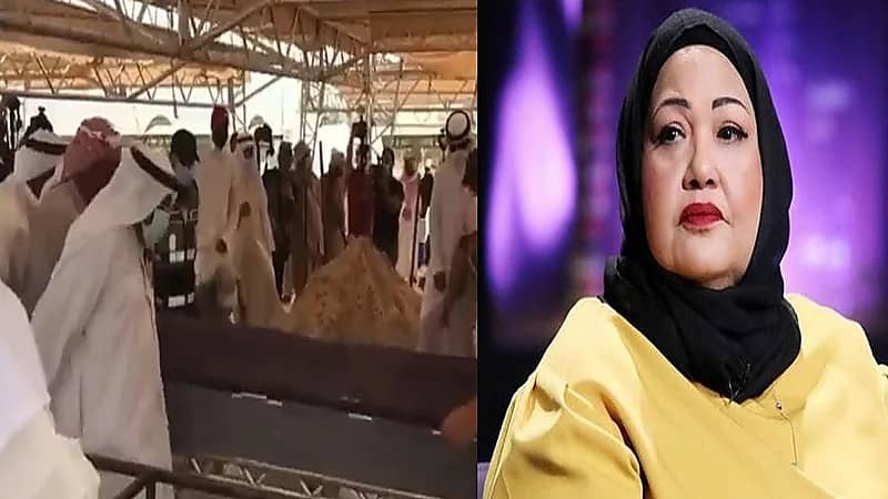 بالفيديو.. جثمان الراحلة انتصار الشراح يوارى الثرى في مقبرة الصليبيخات