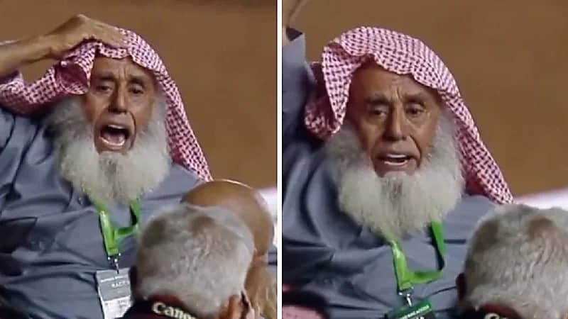 فرحة حمد آل رشيد مدرب الجواد الفائز بكأس السعودية .. فيديو