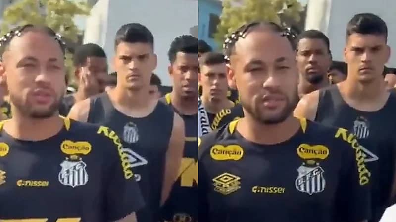 نيمار يستمع لغضب جماهير سانتوس ويحاول تهدئهم : صدقوني سأغير الأمور .. فيديو