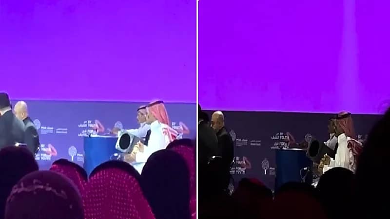 "بالعزف على برميل النفط" لقطات من الأهازيج السعودية بمنتدى مسك.. فيديو