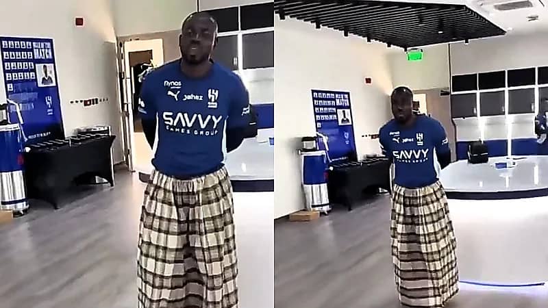 كوليبالي في مقر النادي بشكلٍ ملفت للأنظار .. فيديو