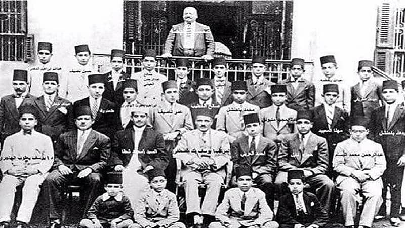 صورة نادرة لأول دفعة مبتعثين في تاريخ المملكة