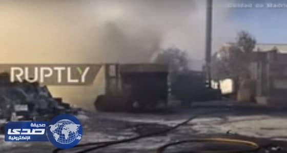 بالفيديو.. حريق يحتجز 34 ألف شخصا