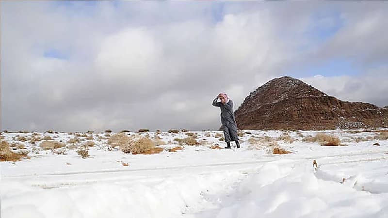 "المسند": التغير المناخي وراء موجة البرد