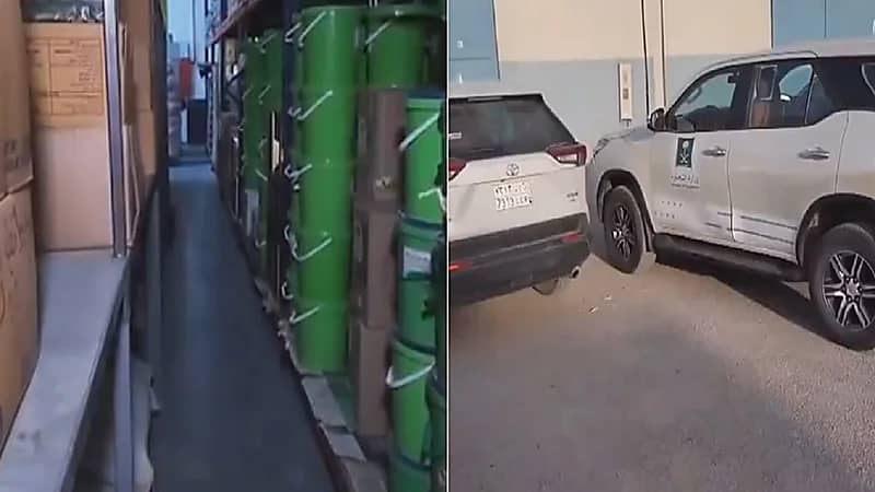 ضبط مستودعين بهما مواد غذائية فاسدة بالرياض.. فيديو