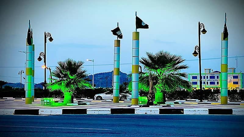 بالصور .. 22 ألف علم ولوحات فنية تزين عسير احتفاءً باليوم الوطني