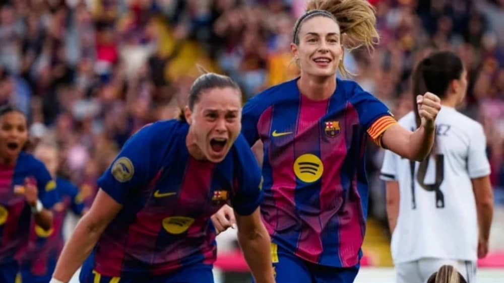 سيدات برشلونة يكتسحن ريال مدريد برباعية