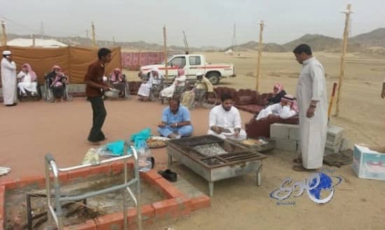 70 مسناً ومسنة بمخيم ترفيهي بمكة المكرمة