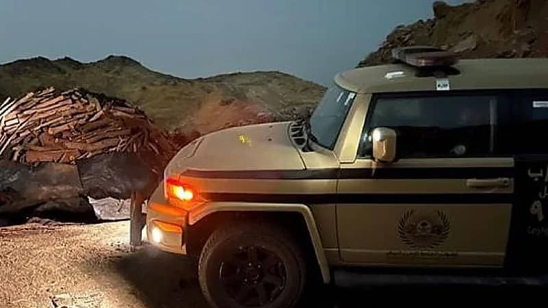 ضبط 4 مخالفين لنظام البيئة لتخزينهم الحطب المحلي وتحويله إلى فحم