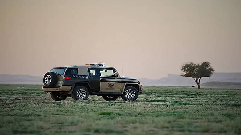 ضبط مواطن مخالف لنظام البيئة في محمية طويق الطبيعية