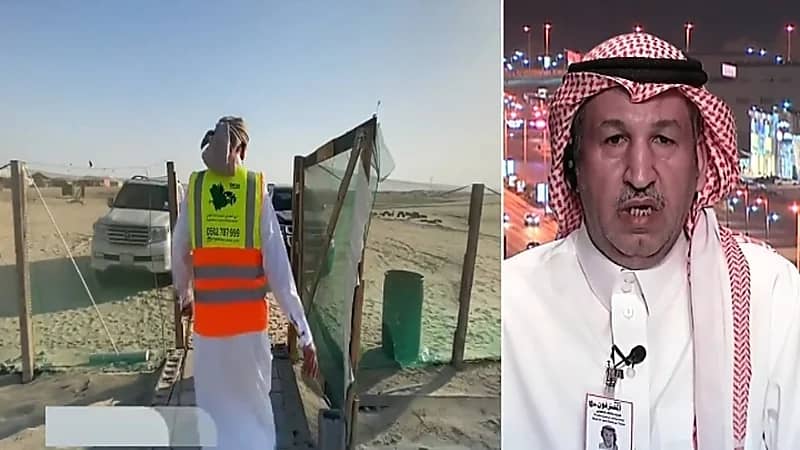 بالفيديو.. منقذ يتحدى إعاقته وينقذ أسرة كانت عالقة لوقت طويل