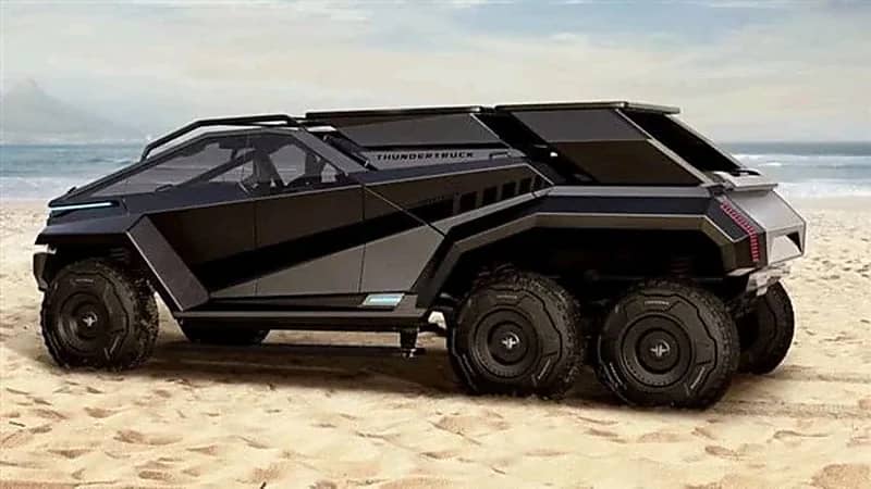 أبرز مواصفات شاحنة ثاندرك ترك الكهربائية