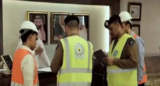 بالفيديو.. تفاني رجال الدفاع المدني في خدمة ضيوف الرحمن