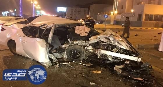 بالصور.. ⁠⁠⁠⁠⁠السرعة الجنونية تتسبب بإصابات خطيرة لـ3 أشخاص بالمخواه