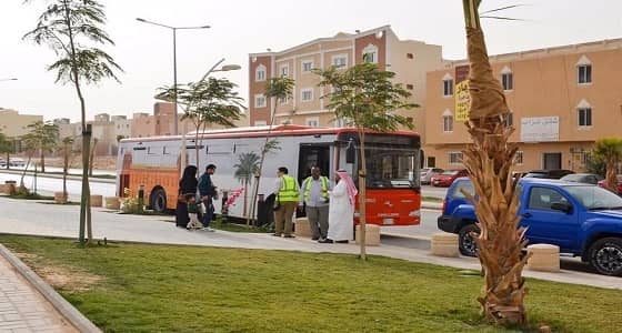 إقبال واسع على خدمة النقل الترددي إلى الجنادرية